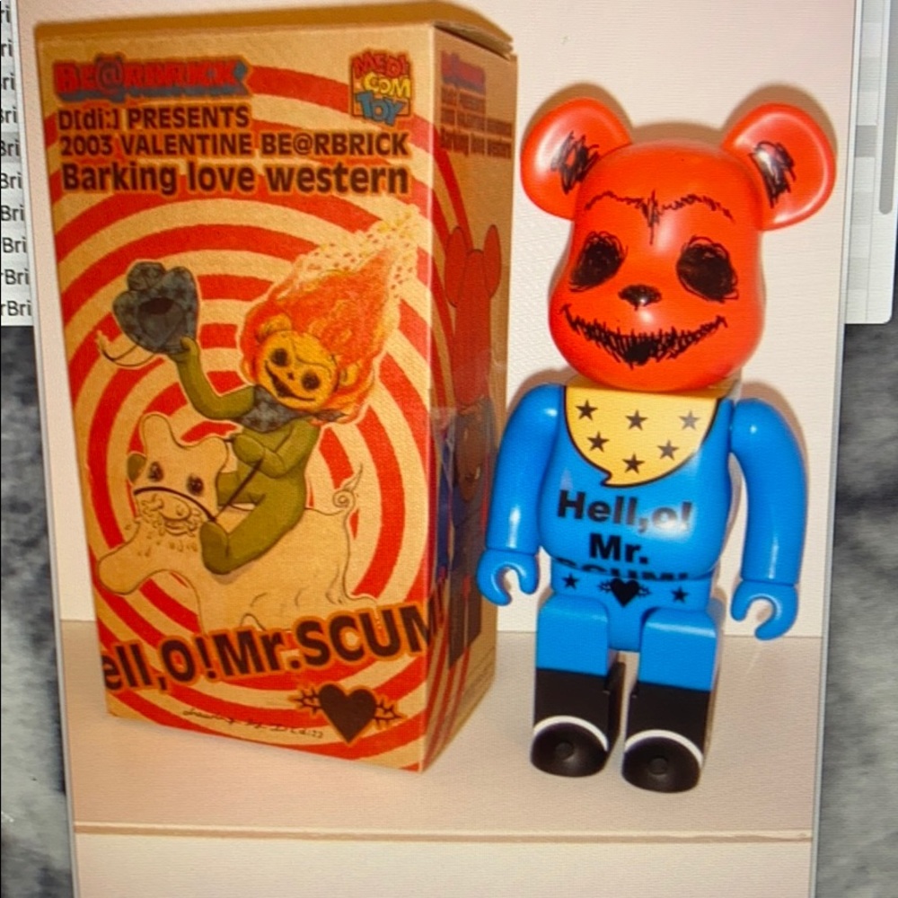 BE@RBRICK 400% 2003 St. Valentine Barking Love